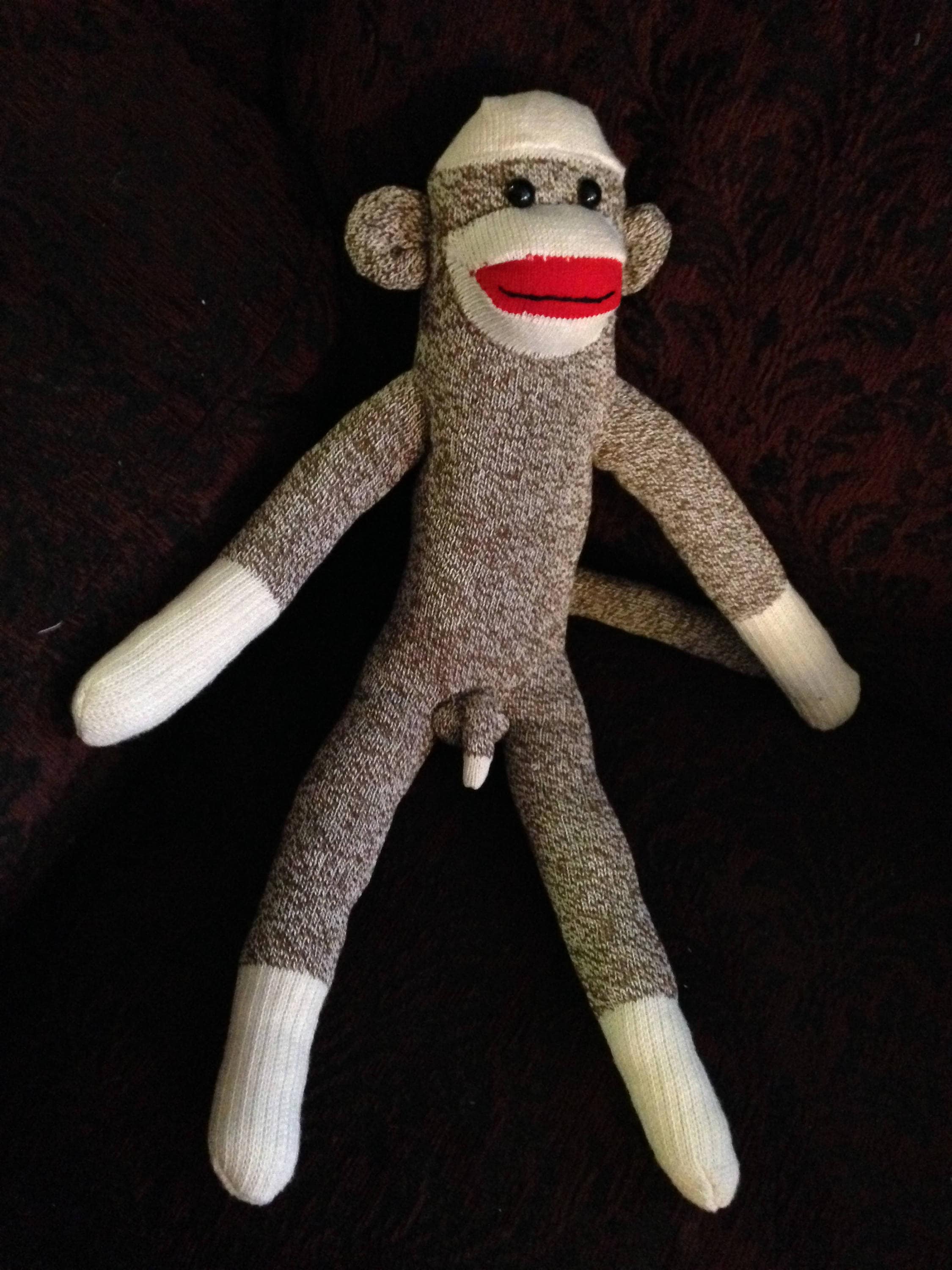 ANATOMICALLY CORRECT Sock Monkey Artisan Made Etsy
