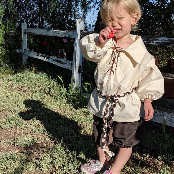 Renaissance Toddler Boy's Peasant Outfit Size 2-3T