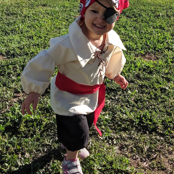 Renaissance Child's Pirate Outfit Size 3-5T