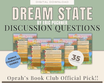 Dream State by Eric Puchner Book Club Discussion Guide | 35 Thought-Provoking Questions | Oprah’s Book Club Pick
