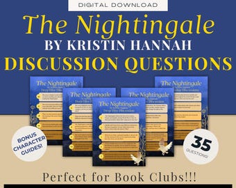 Näktergalen av Kristin Hannah Bokklubb Diskussionsguide | 35 Tankeväckande Frågor | Historisk Fiktion
