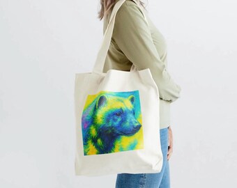 Neon Wolverine  Tote