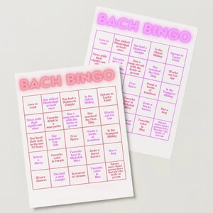 7 Bachelorette Party Games Templates