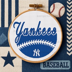 New York Yankees Fan Geschenk für Ihn Ihre MLB Baseball Erinnerungsstücke Sportliebhaber Dekor Yankees Bekleidung Sammler Geschenkidee, Yankees Stickerei
