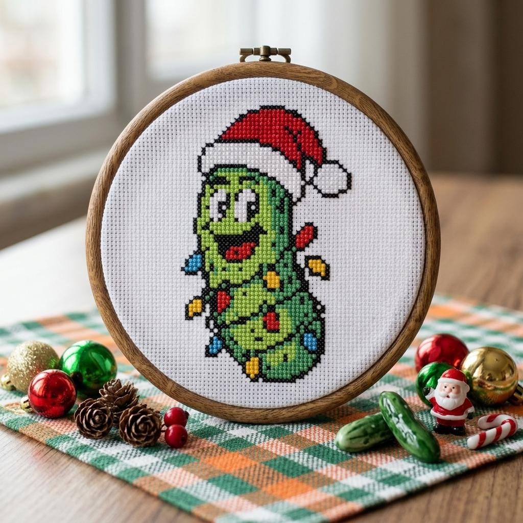 Crossstitch ornament - Etsy 日本