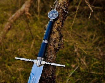 Custom Handmade Fantasy Sword, Inspired by Geralt of Rivia, Couple sword for gift, High-Quality Limited Edition Replica Sword /Gift for USA