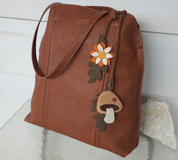Mushroom leather bag sale