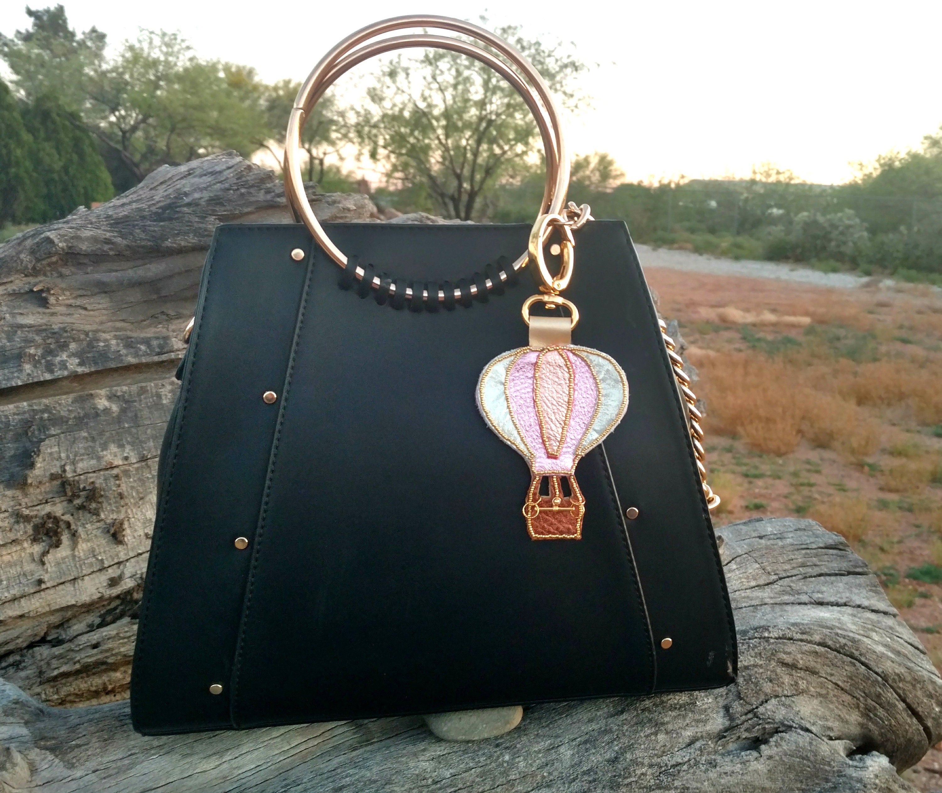 Rose Camélia Handbag Charm – Havre de Luxe