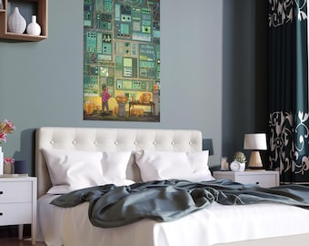 Molten Wall of Modular Poster