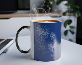Molten Jelly Magic Mug Blue