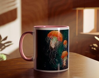 Molten Jellies Two-Tone Coffee Mug, 11oz