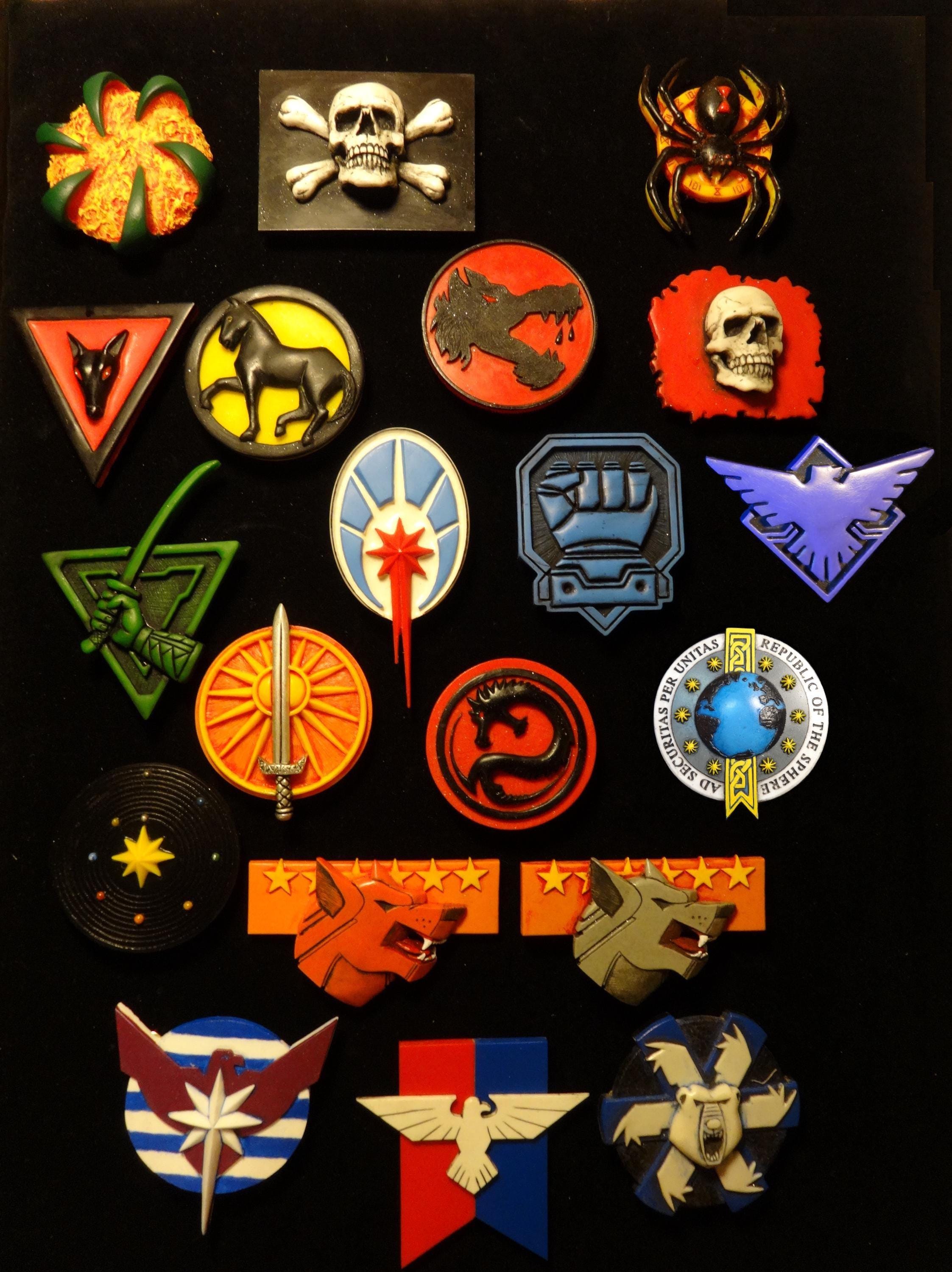 Battle Tech Faction (epoxy Colors) - Etsy