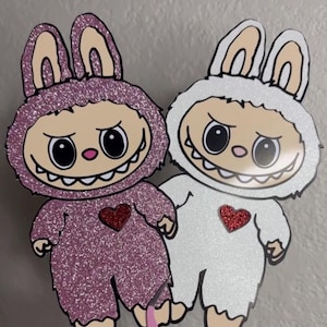 Cute monster VALENTINE’S flower bouquet topper|monster glitter topper|  valentines cake topper | party decoration