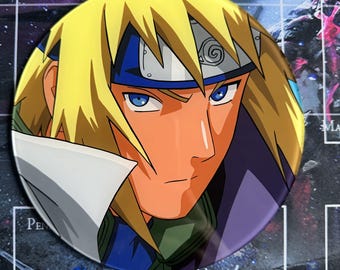 Minato Anime glass painting Naruto