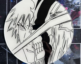 Ichigo Anime glasspainting Bleach