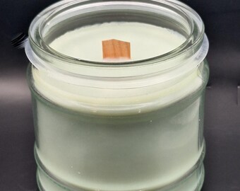 eucalyptus jar Candle Wooden Wick