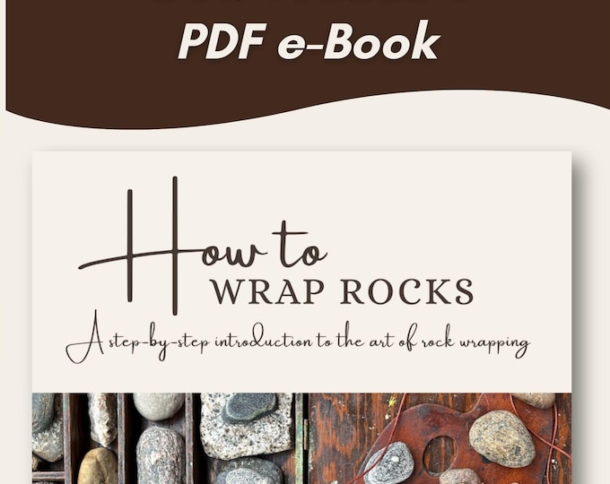 Trio of Wrapped Rocks, Zen Stones, Meditation Stones, Serenity Stones ...