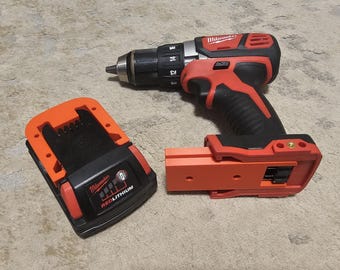 Milwaukee M18 tool and battery mounts