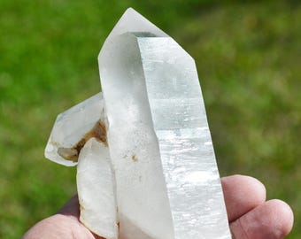 Natural Clear Quartz Cluster: Chunky Crystal Rough (444 grams)
