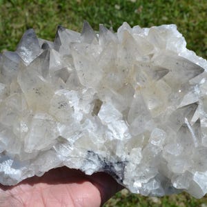 Dogtooth Calcite with Pyrite Specimen with Stand - 3lbs Pounds
