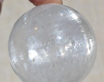 Iceland Spar Spheres (Clear Calcite) Clarity and Spiritual Awakening
