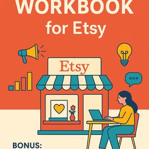 Marketing Workbook for Etsy Sellers – 100-Page Printable PDF for Small Business Growth & Planning