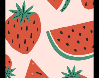 Funda de pizarra con inserto impreso (para funda de iPhone) - Summer's Here