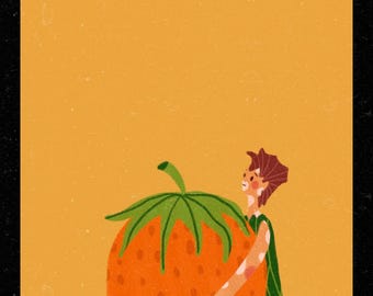 Funda de pizarra con inserto impreso (para funda de iPhone) - Plentiful Harvest