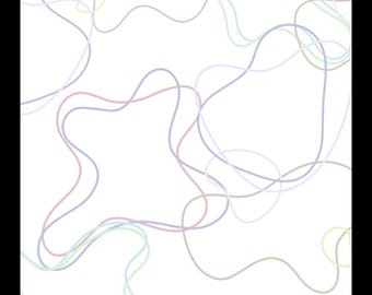 Funda de pizarra con inserto impreso (para funda de iPhone) - Bubbly