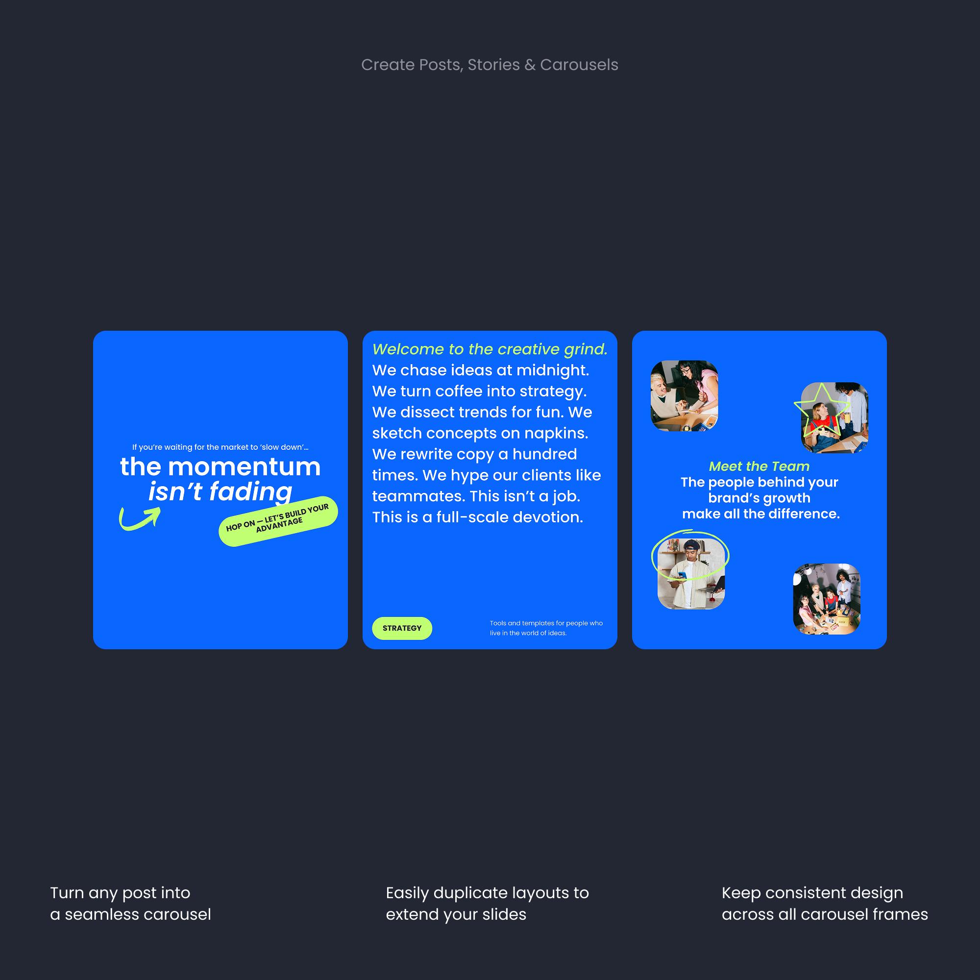 Canva Instagram Templates: Social Media Template Kit for Small Business ...