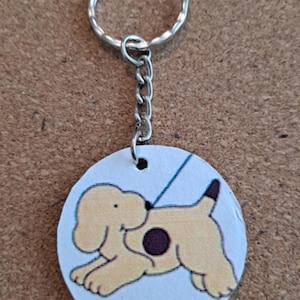 Retro Kids Cartoons Keyring in Many Different Designs