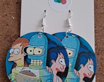 Futurama Earrings in Many Different Designs