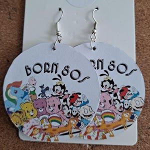 Retro Children's TV Show Earrings in Many Different Designs