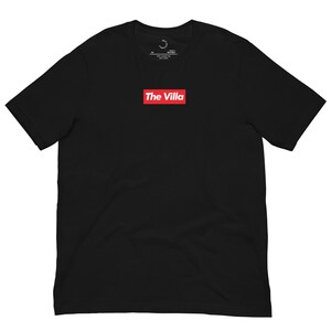 Scatola di magliette Aston Villa (nera) / Maglietta da calcio / Maglietta retrò Merch