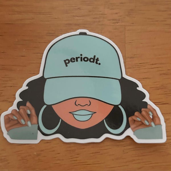 Periodt Girl Sticker (3 x 3 inches)
