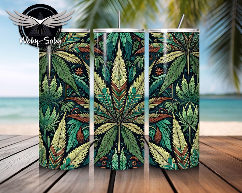 Sleek Mary Jane Pattern, 20 Oz Skinny Tumbler Sublimation Design ...