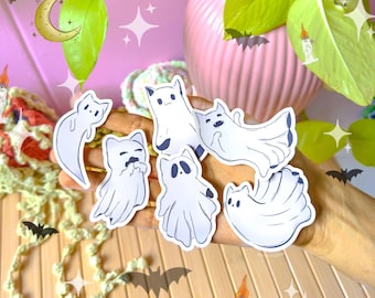 Spooky Kitty Sticker Set - Matte Vinyl