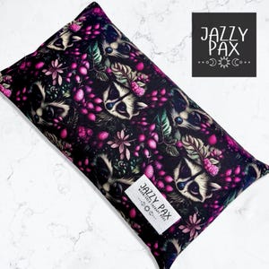 Microwavable Heating Pad: Moody Raccoons & Berries, Warm/Cold Therapy