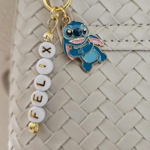 Charm Clip featuring Stitch Personalized For You. Three Styles: Sitting, Standing, Ears Down