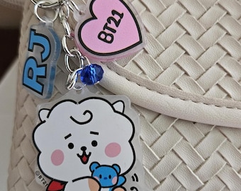 KPop Charm Clip Featuring BT21 Characters