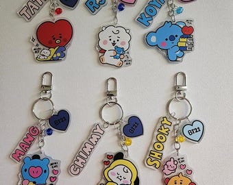 Clip de amuleto con personajes de BT21