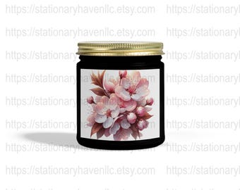 Watercolor Flower Blossoms Clipart – 20 Floral Graphics, Commercial Use (Digital Download)