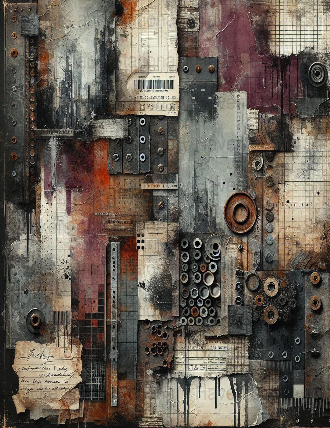 Dark Grunge Junk Journal Kit: 20 Vintage Ephemera Pages - Etsy