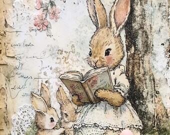 "Ostern Junk Journal: ""Osterhasen"" Notizbuch (Digitaler Download)"