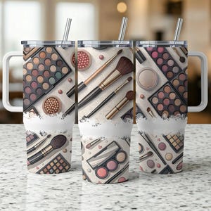 Makeup Themed Tumbler - Etsy
