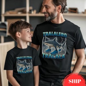 Tralalero Tralala Funny Shark Meme Shirt, Weird Absurd Hilarious Shirt, Viral Social Media Trending Unhinged Shirt