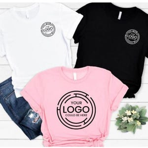 Custom Logo Shirts, Personalized Logo Shirt, Custom Design Shirt, Custom Text Shirt,Your Business Logo or Brand Logo T Shirt,Team Logo Shirt