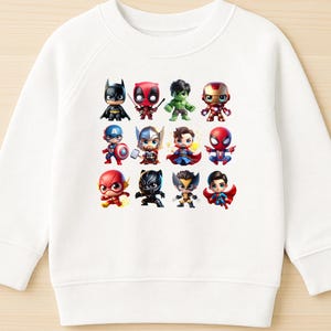 Marvel Heroes Hulk, Iron Man, Captain America Sweat à Capuche