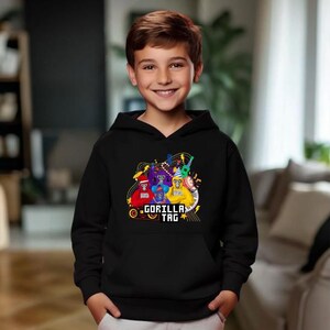 Youth Gorilla Tag Hoodie: Monkey Tag Party Sweatshirt