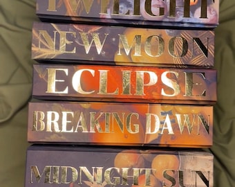 Twilight Series by Stephenie Meyer | Custom rebound hardback books | Handmade